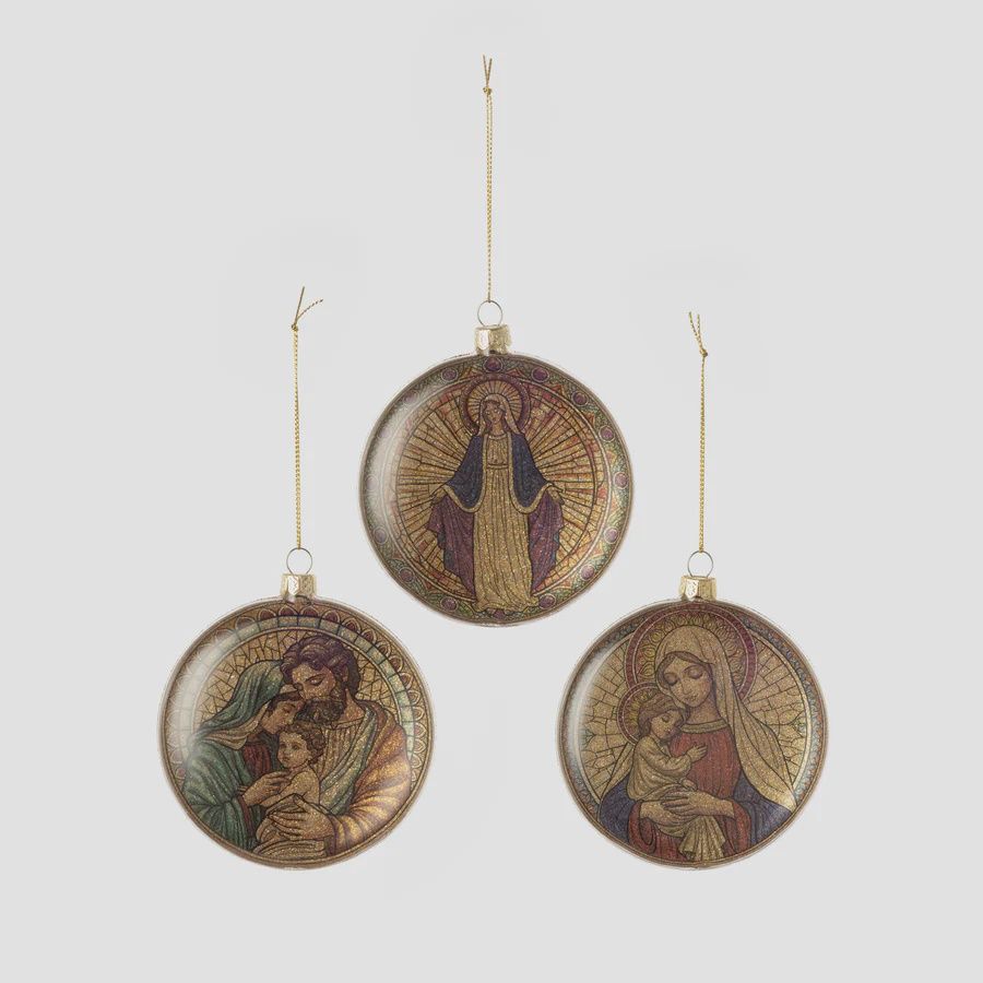 Nativity Disc Ornament