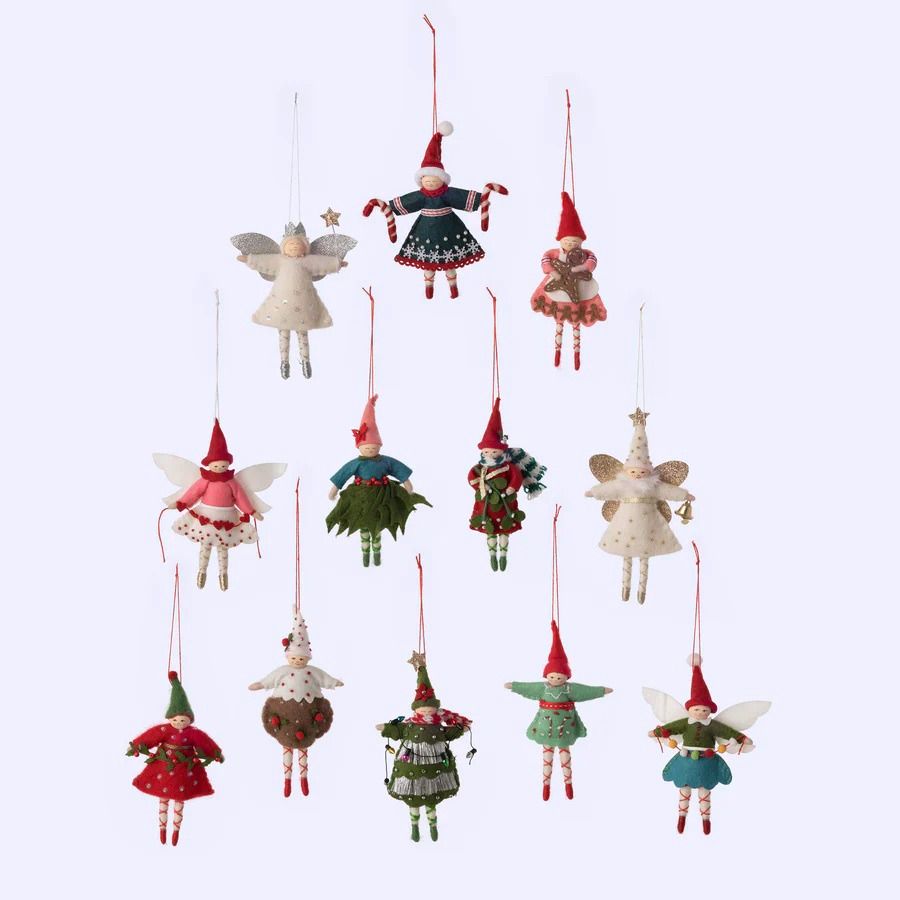 Handmade Pixie - Felt Ornament