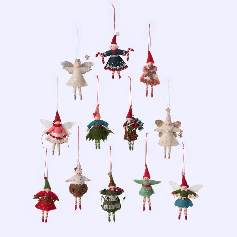 Handmade Pixie - Felt Ornament