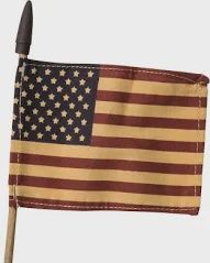 Vintage American Flag Med.