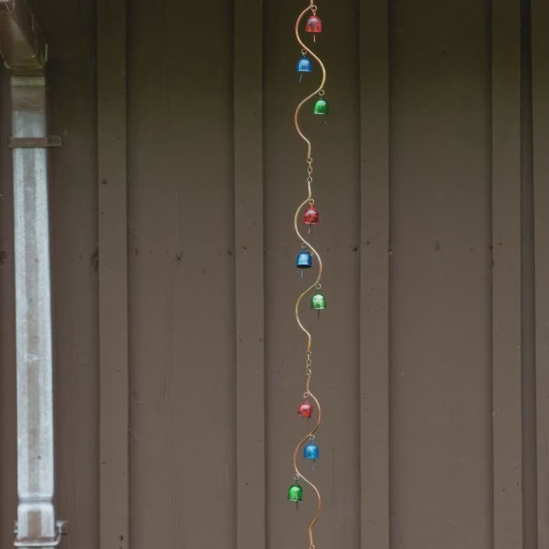 Multi Color Bells Spiral Ornament