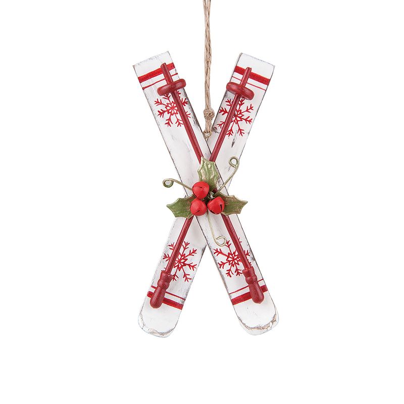 Nordic Ski - Wood Ornament
