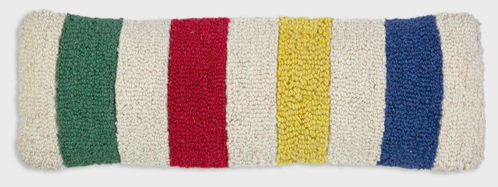 National Park Stripe - Hand Hooked Pillow