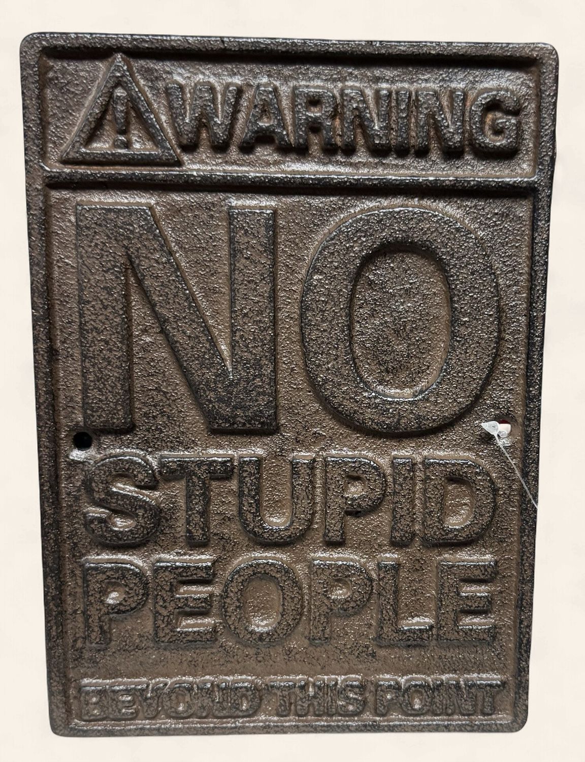 No Stupid People - Iron Sign