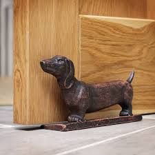 Cast Iron Duchshund  Door Stop