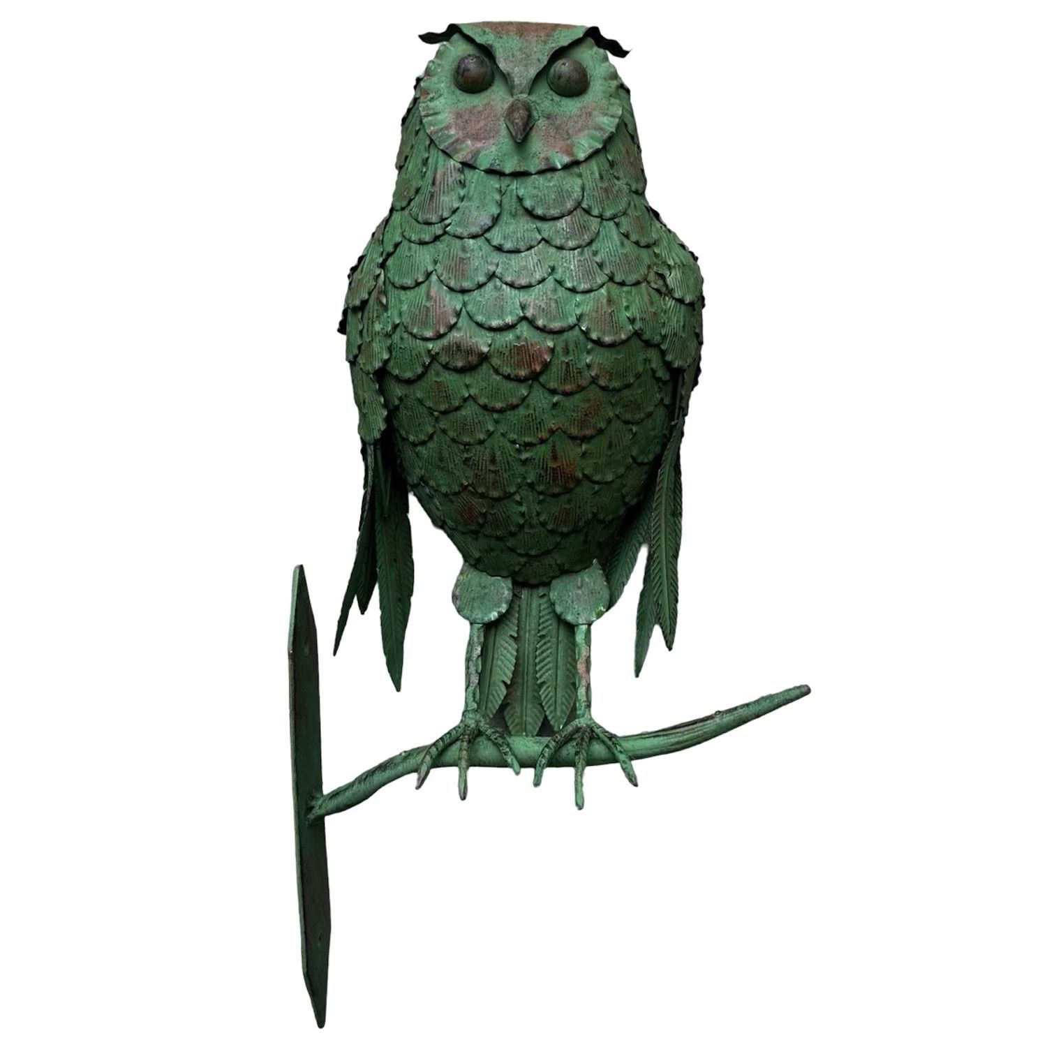 Green Owl Wall Decor
