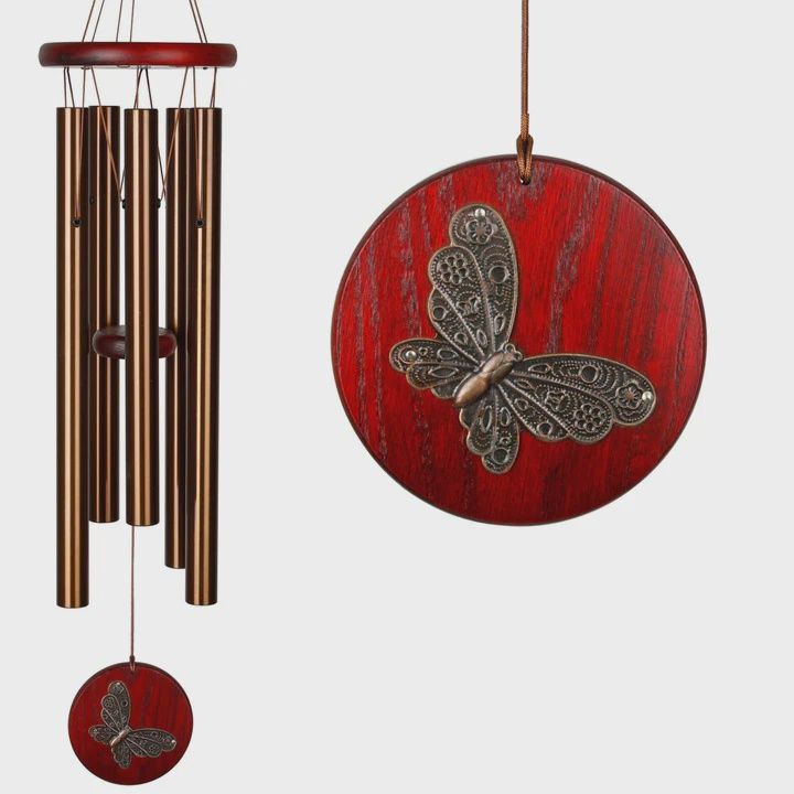 Butterfly Habitat Bronze Wind Chime