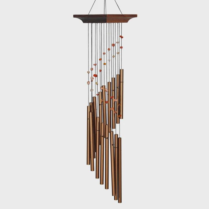 Amber Spiral Wind Chime