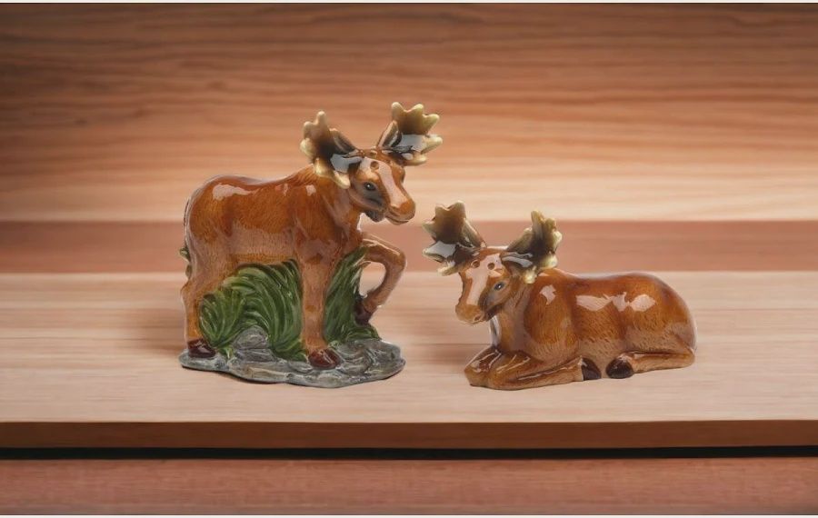 Holiday Moose Salt and Pepper Shaker