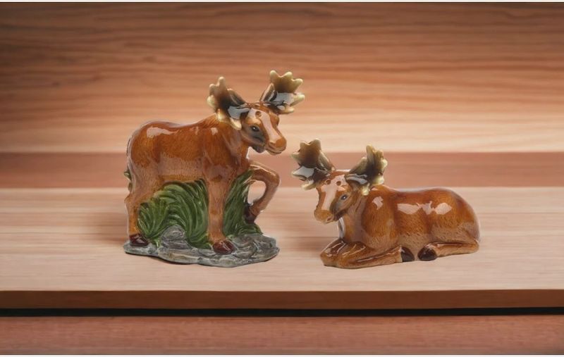 Holiday Moose Salt and Pepper Shaker