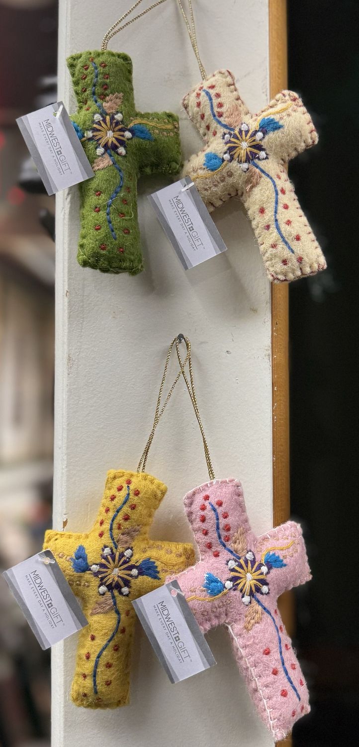 Felt Cross Ornament
