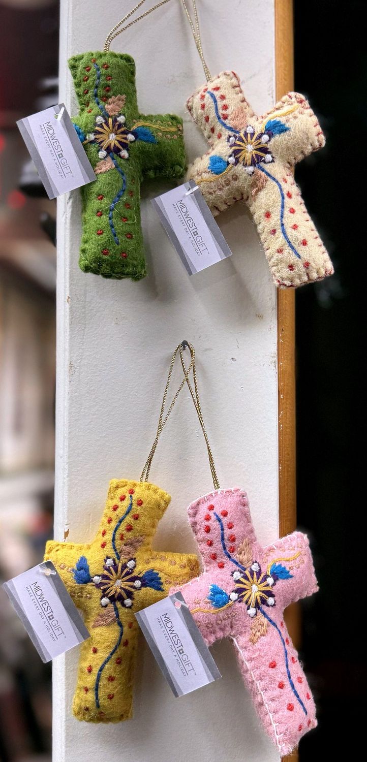 Cross - Felt Handmade Ornament