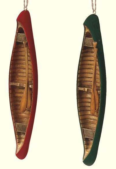 Wood Canoe - Ornament
