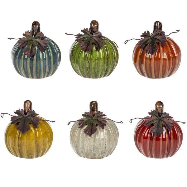 Ceramic Pumpkin Figurine