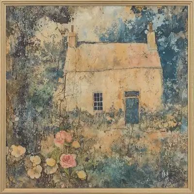 English Garden - Large Framed Print