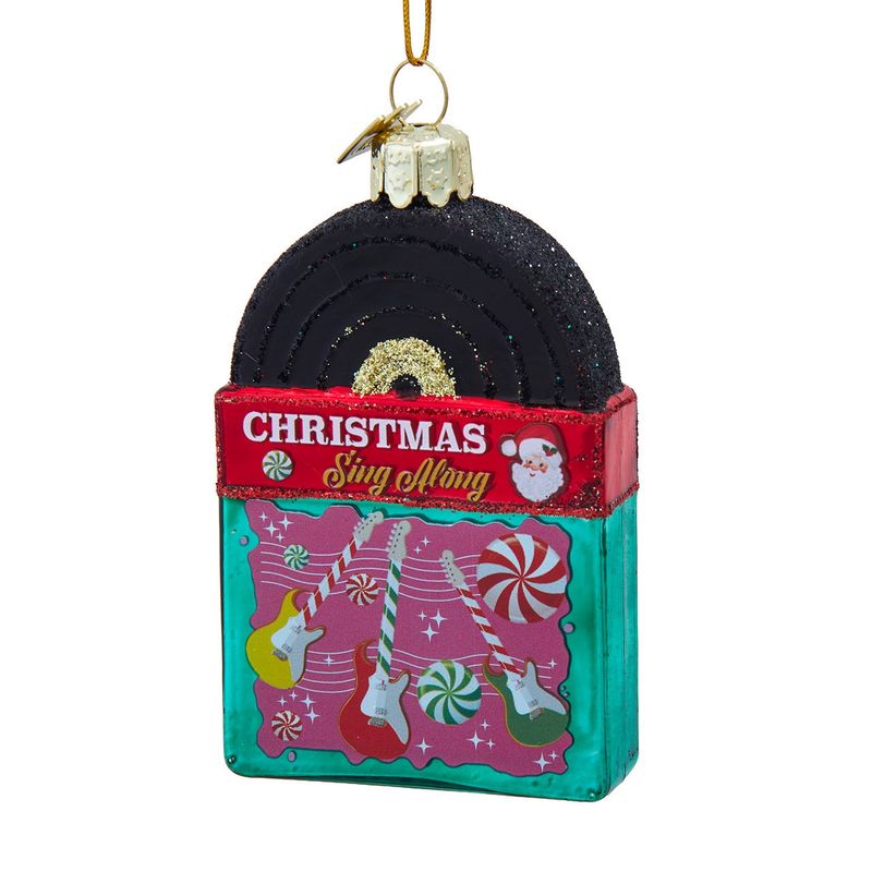Merry Chirstmas Record Ornament