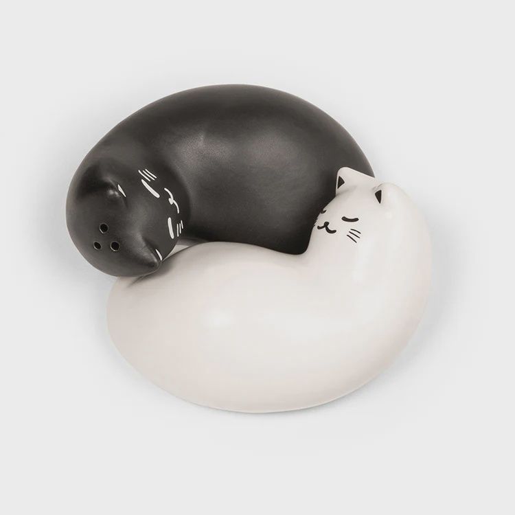 Sleeping Kitties Salt and Pepper Shakers