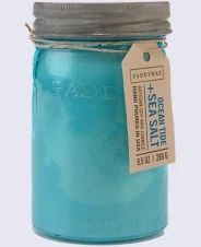 Ocean Candle in a Relish Jar