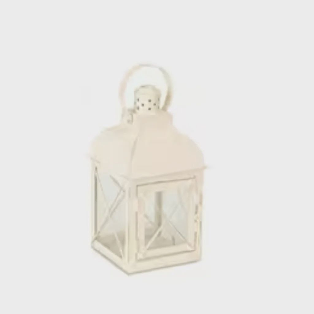 Porch Lanterns - Gold Washed Ivory, Size: Small Lantern