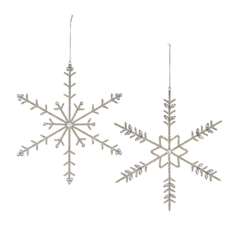 Large Snowflake - Twinkly Ornament