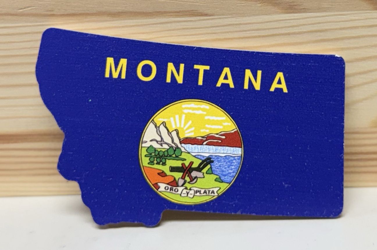 Montana State Flag Magnet