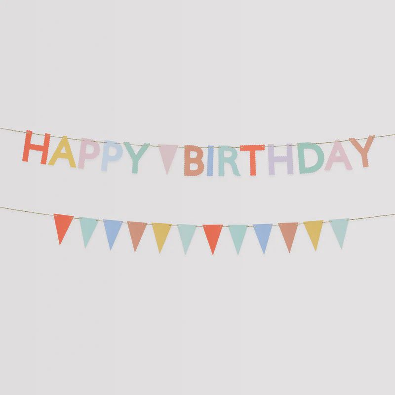 Mini Happy Birthday Garland