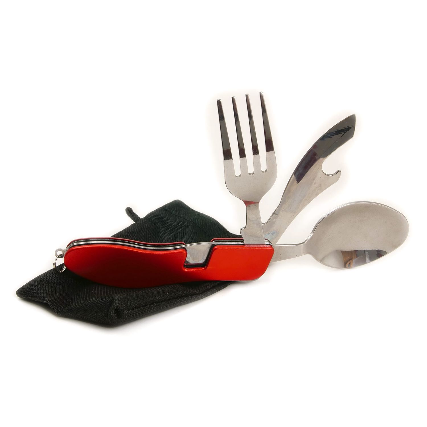 Pocket Folding Knife, Fork and Spoon - Camping