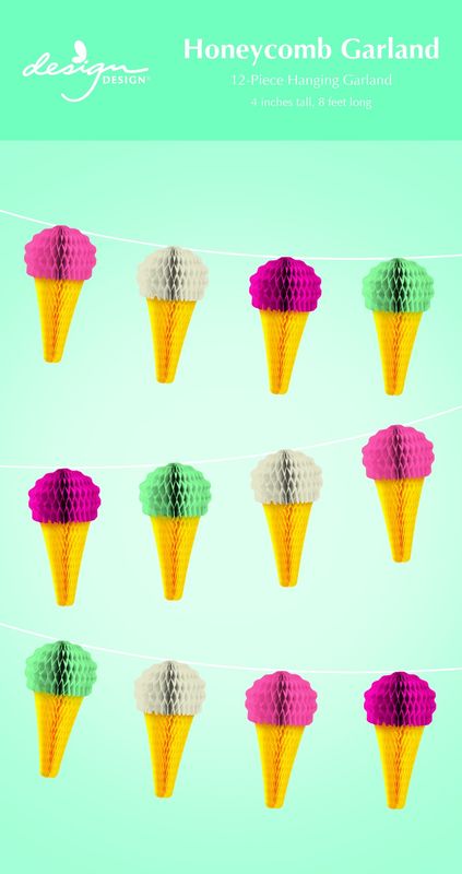 Ice Cream Cones Garland