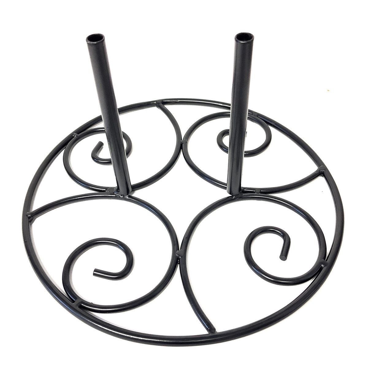 Wrought Iron Garden Flag Stand Base