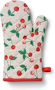 Scattered Cherries Oven Mitt