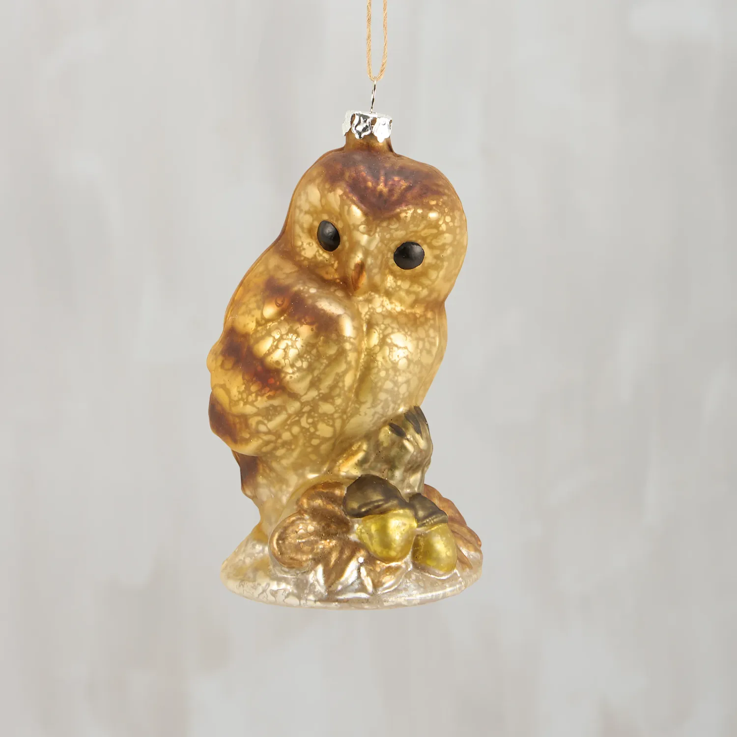Glass Owl  - Christmas Ornament
