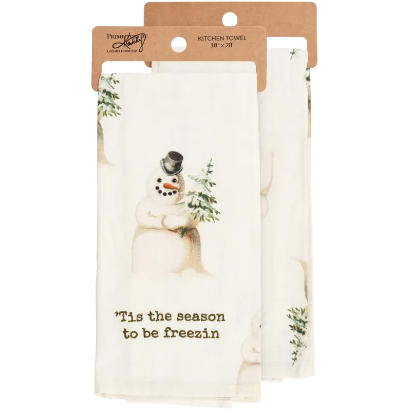 Tis the Season -Humorous Kitchen Towel