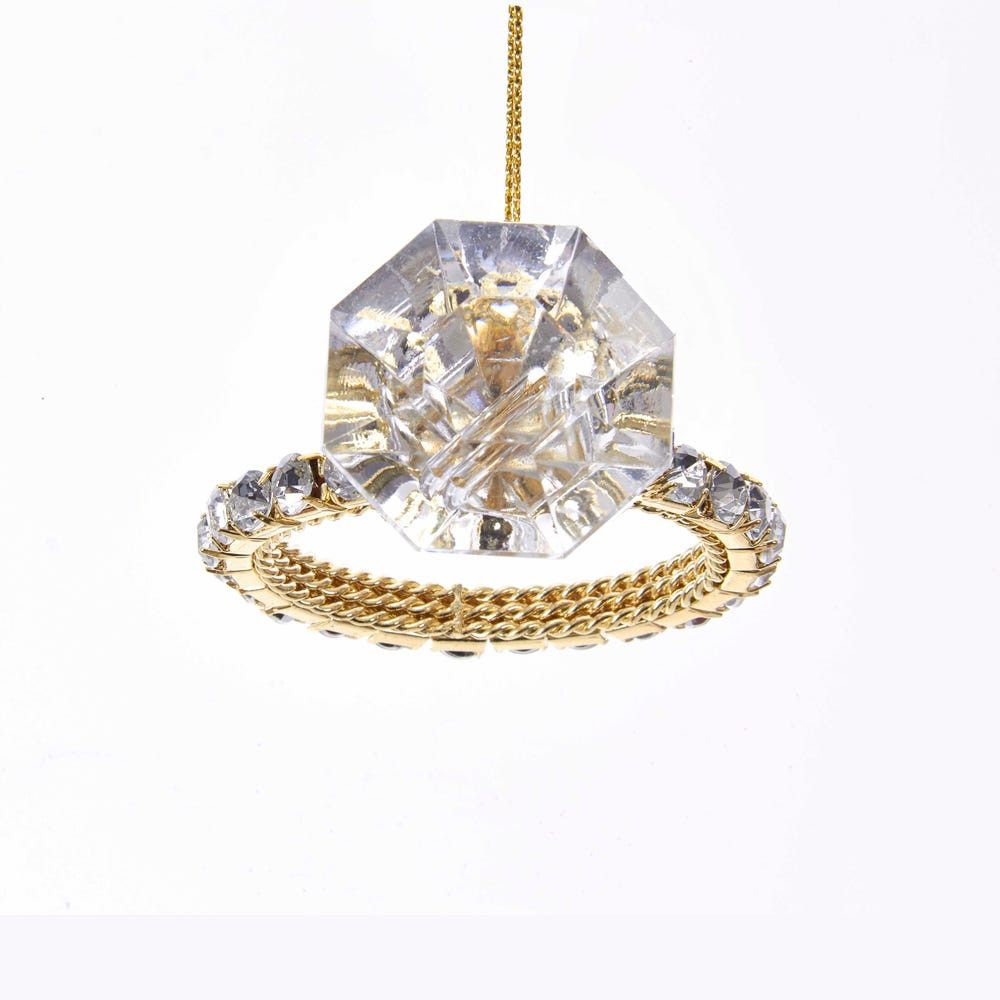 Shiny "Diamond" Engagement Ring - Ornament