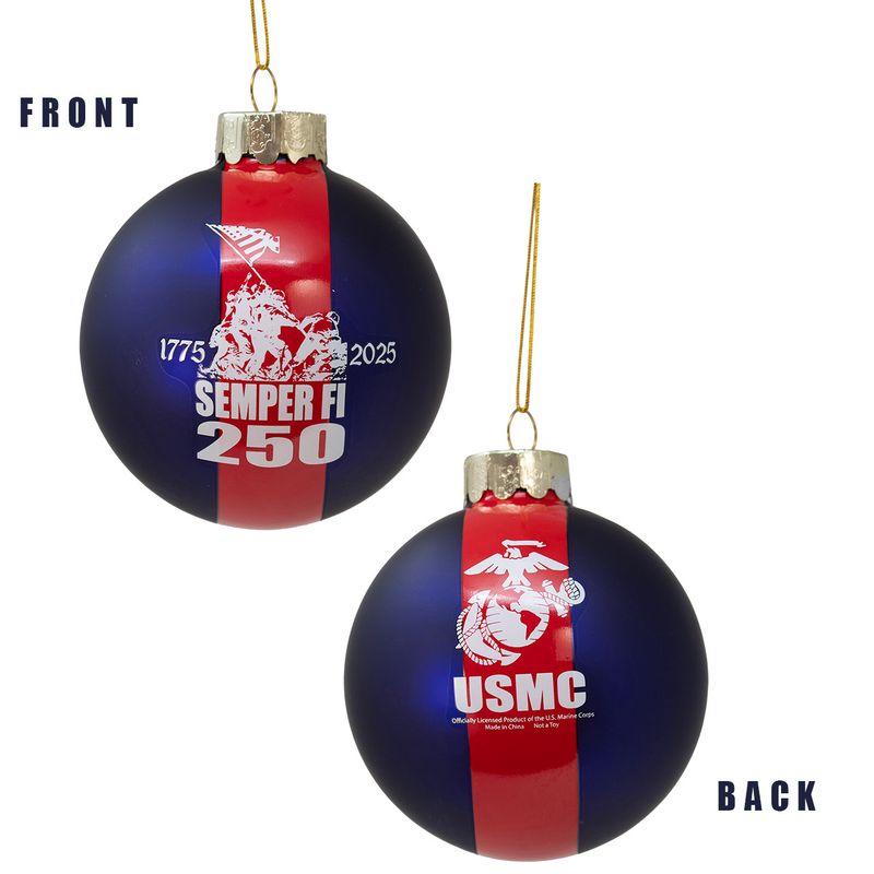 America's 250th Anniversary Marine Ball Ornament