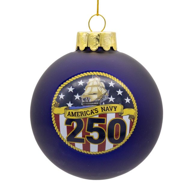 Navy 250th Anniversay Ornament
