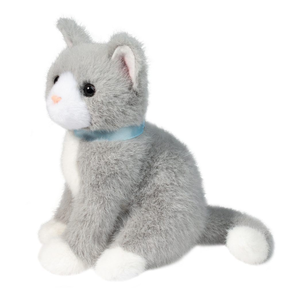 Mini Grey Cat Plush