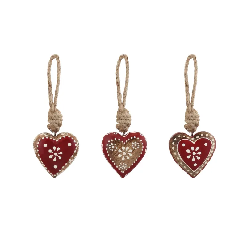 Small Gingerbread Wood Heart
