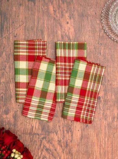 Jingle Plaid Napkins