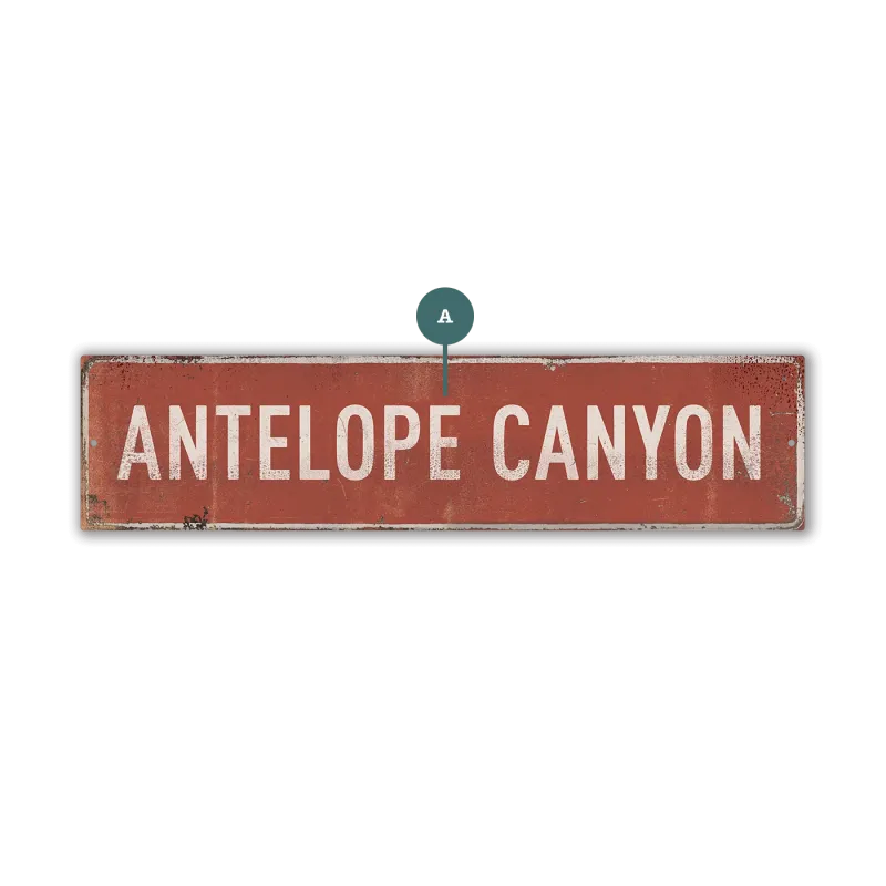Landmark Sign -Antelope Canyon