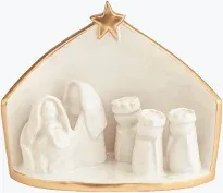 Ceramic Gold Edge Nativity
