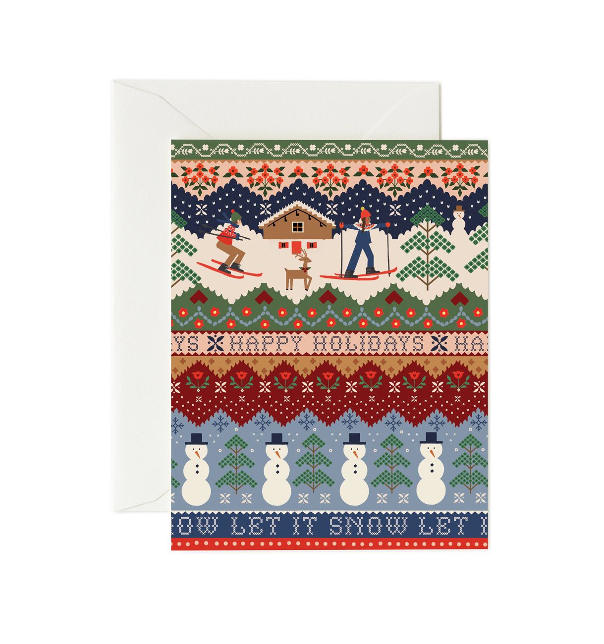 Box Set of Ski Chalet Cards