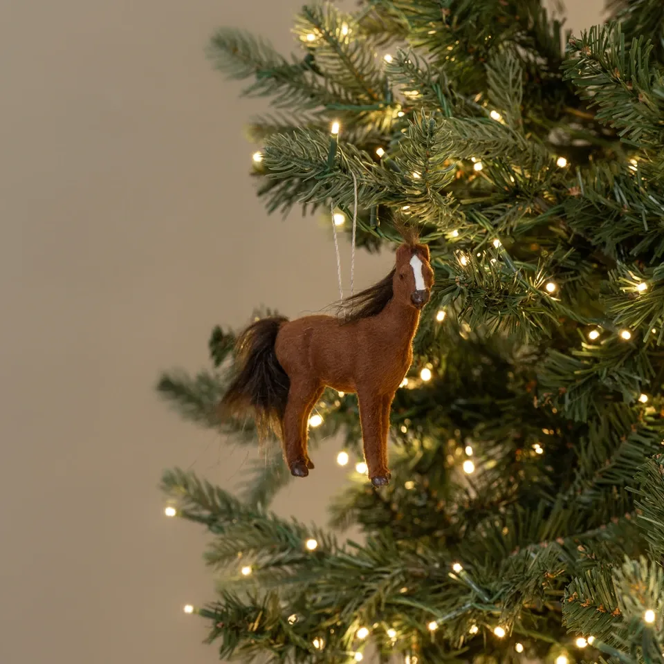Brown Horse Ornament