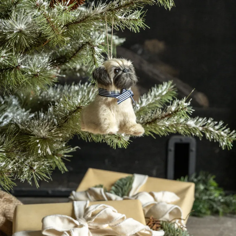Sitting Pug Ornament