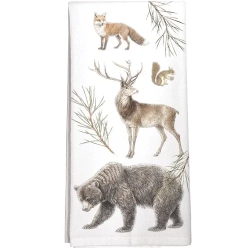 Forest Animals Dishtowel