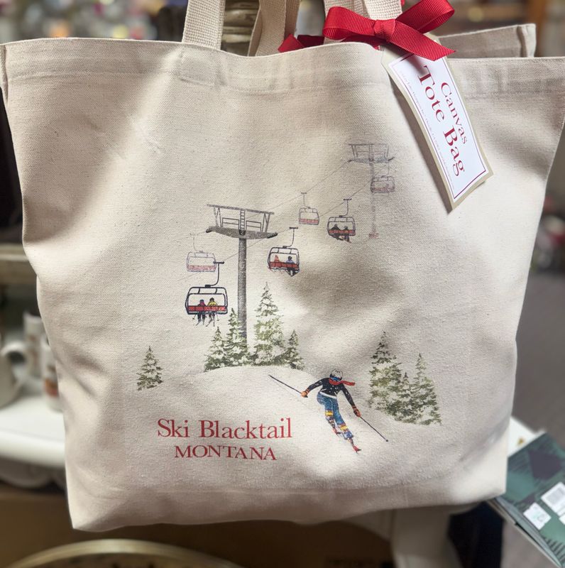 Canvas Tote - Blacktail Montana