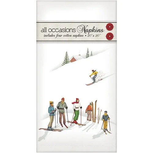 Ski Slope Casual Napkins