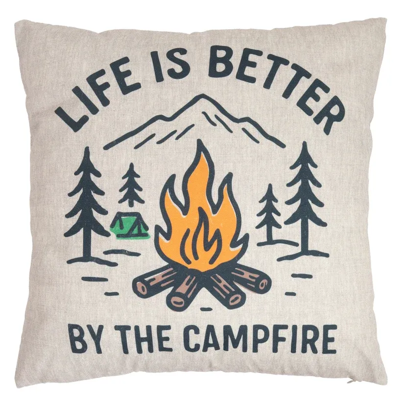 Outdoor Pillow Campfire