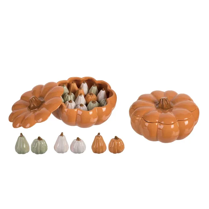Pumpkin Salt and Pepper Shakers, type: Salt and Pepper Shakers