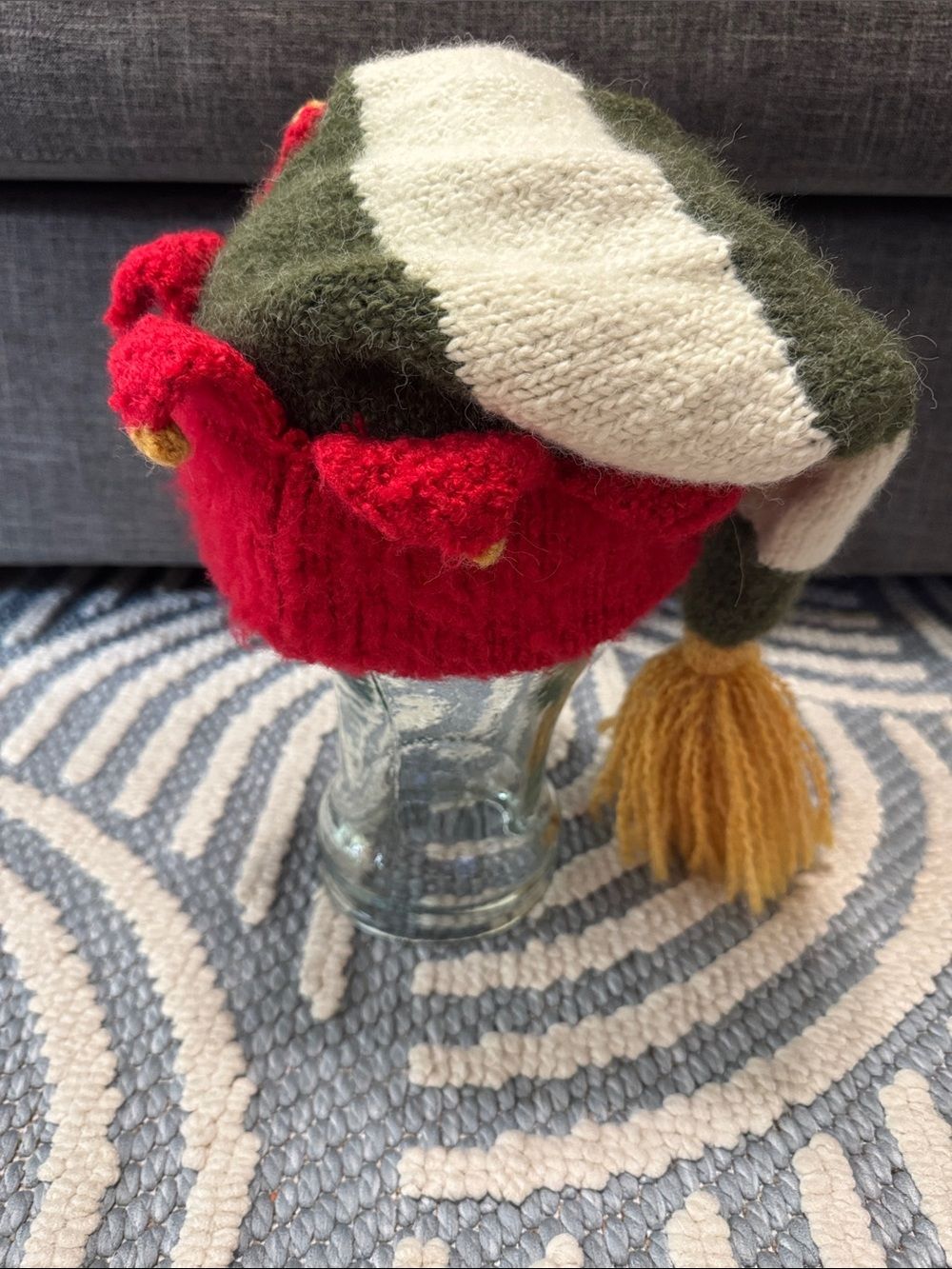 Hand Crocheted Elf Hat