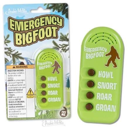 Emergency Bigfoot Buttons